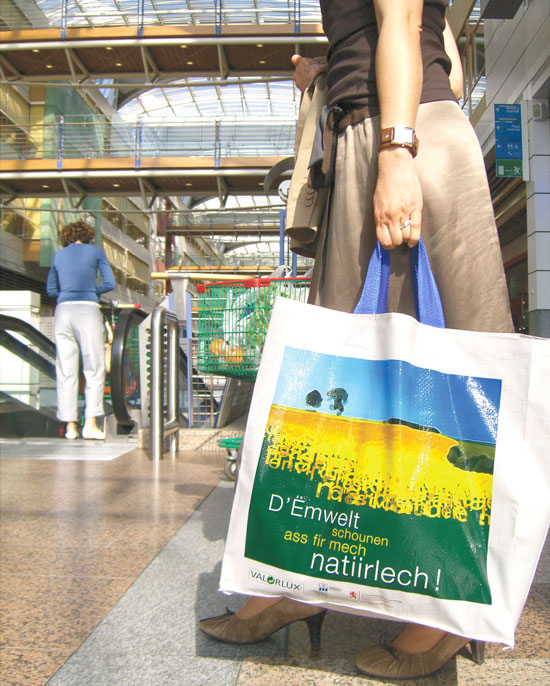 Valorlux' ecological shopping bag